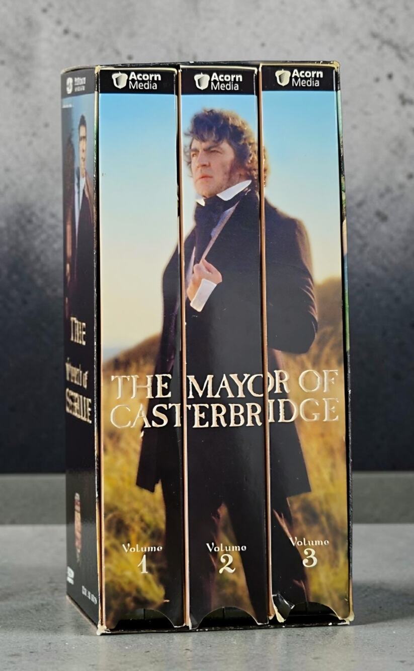 The Mayor of Casterbridge VHS 3 Volume Set Alan Bates Acorn Media BBC Hardy